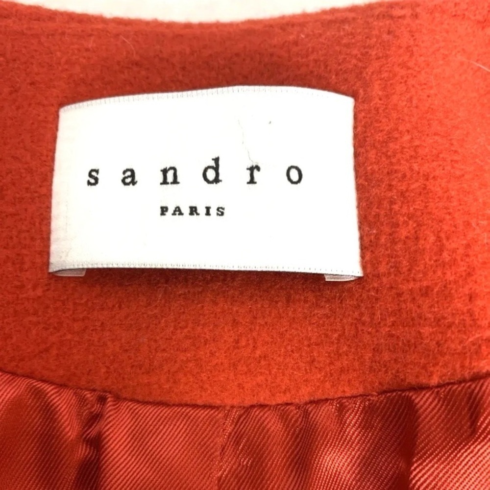 Sandro Paris Wool Duffle Coat/Jacket with Flaw - Picture 12 of 16